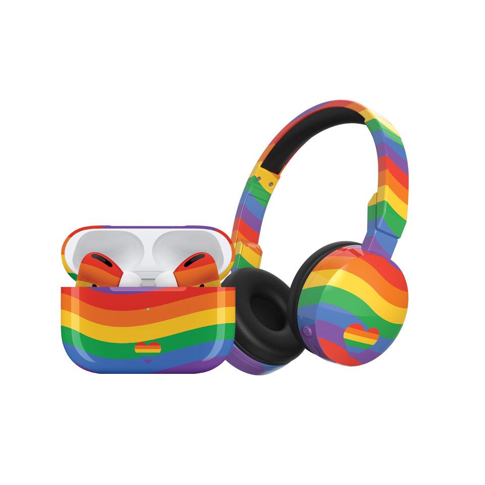 Wireless Earbuds Headphones colorways pride